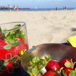 erdbeeren am strand